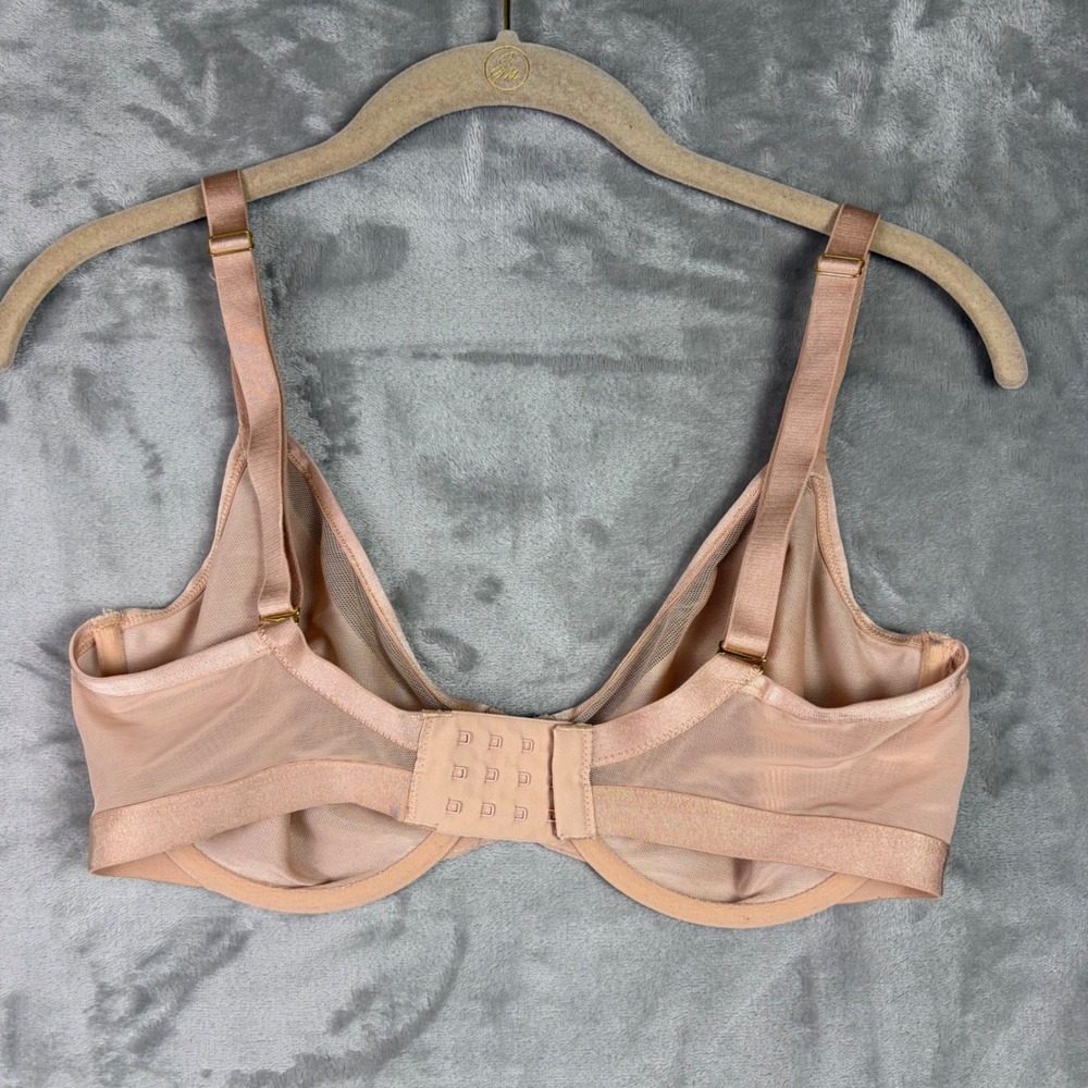Soma Bra Unbelievable Lift Perfect Coverage 34DD Underwire Mesh Tan Beige Nude - Picture 3 of 4